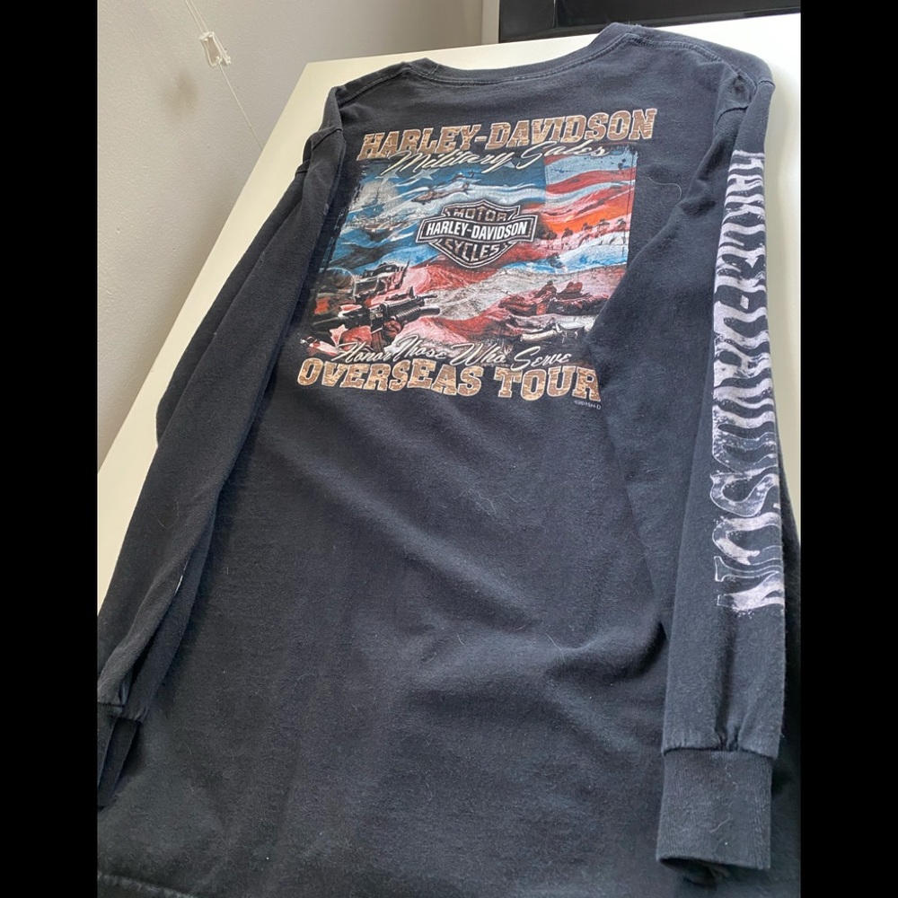 Harley Davidson Overseas Tour Long Sleeve Shirt